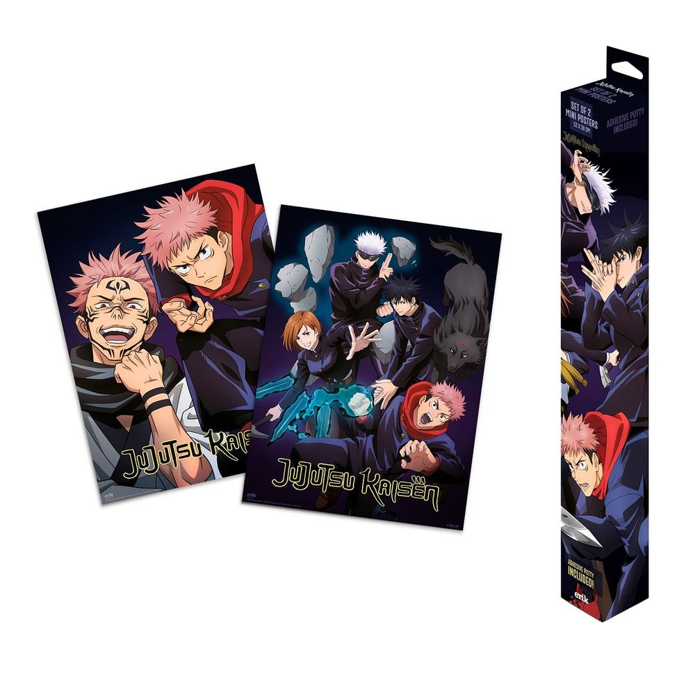 Set Miniposters Jujutsu Kaisen Grupo Erik Merchandising Imagen principal del producto