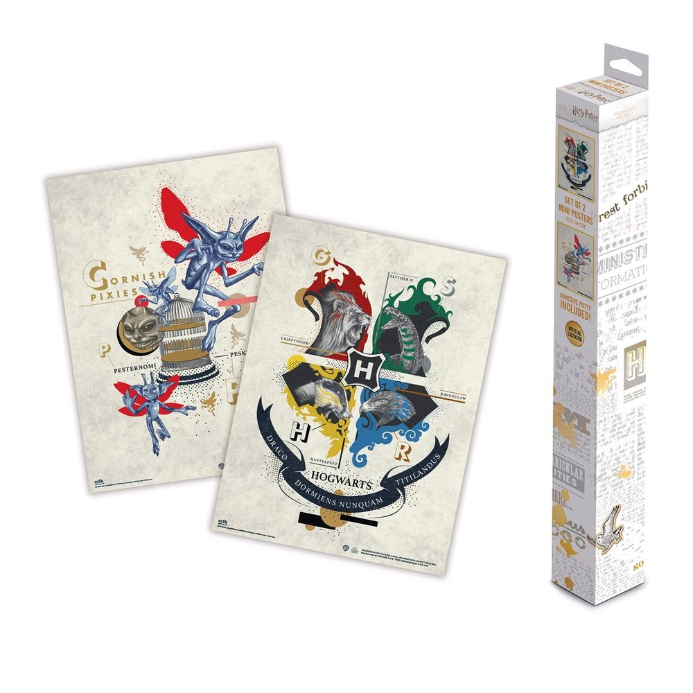 Set Miniposters Harry Potter Grupo Erik Merchandising Imagen principal del producto
