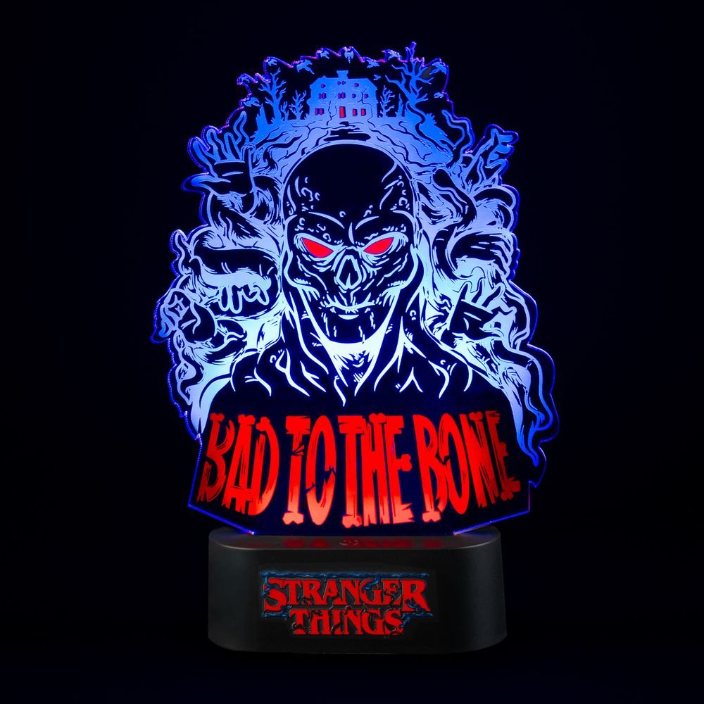 Lampara LED de Mesa Stranger Things Bad to the Bone GRUPO ERIK MERCHANDISING