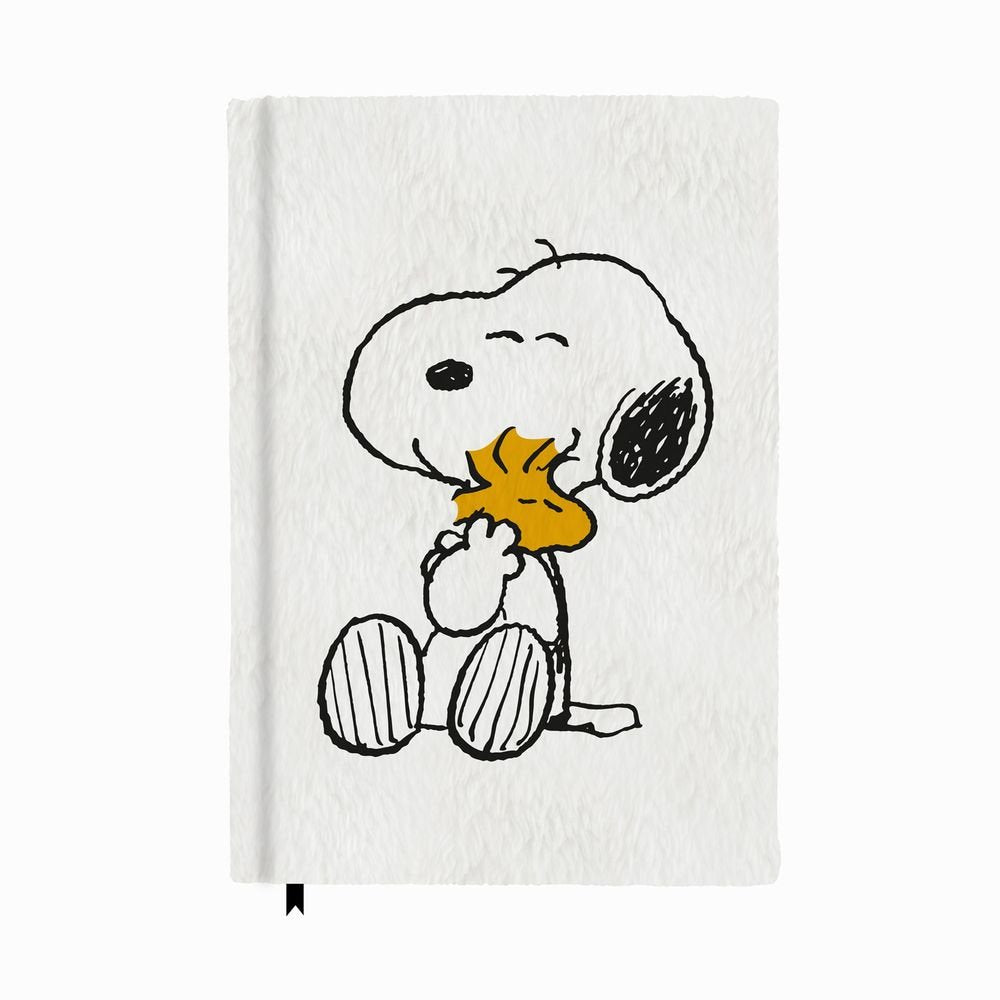 Cuaderno Premium A5 Tapa Felpa Snoopy Grupo Erik Merchandising