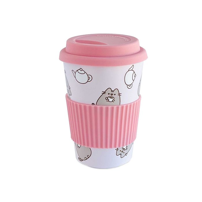 VASO CERAMICO CON TAPA PUSHEEN MOMENTS | GRUPO ERIK ME | 1 UNIDAD | 8435747813088 Imagen principal del producto