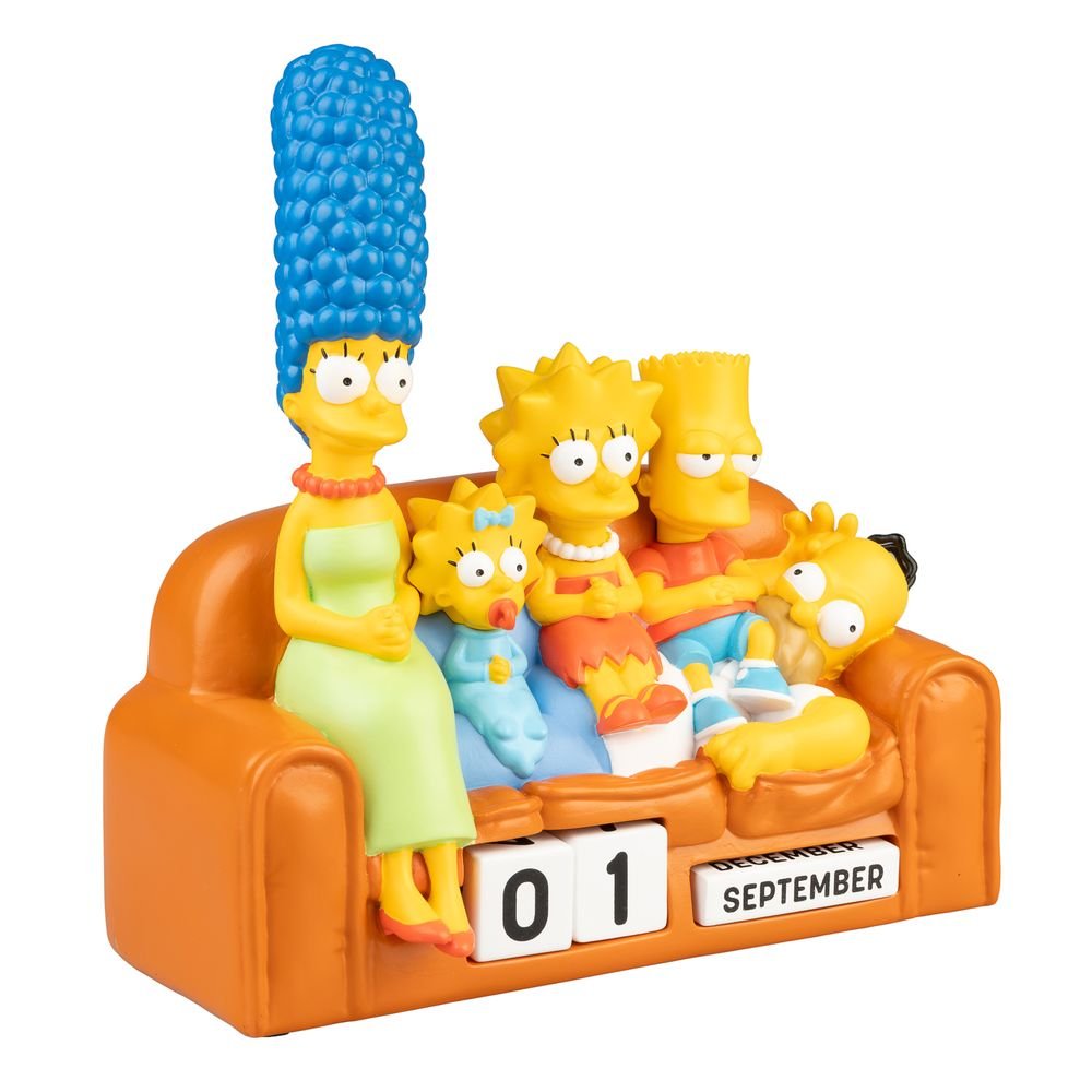 Calendario Perpetuo 3D The Simpsons Familia Gruppo Erik Merchandising Imagen principal del producto