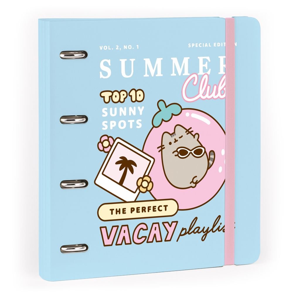 Carpeta 4 anillas polipropileno Pusheen