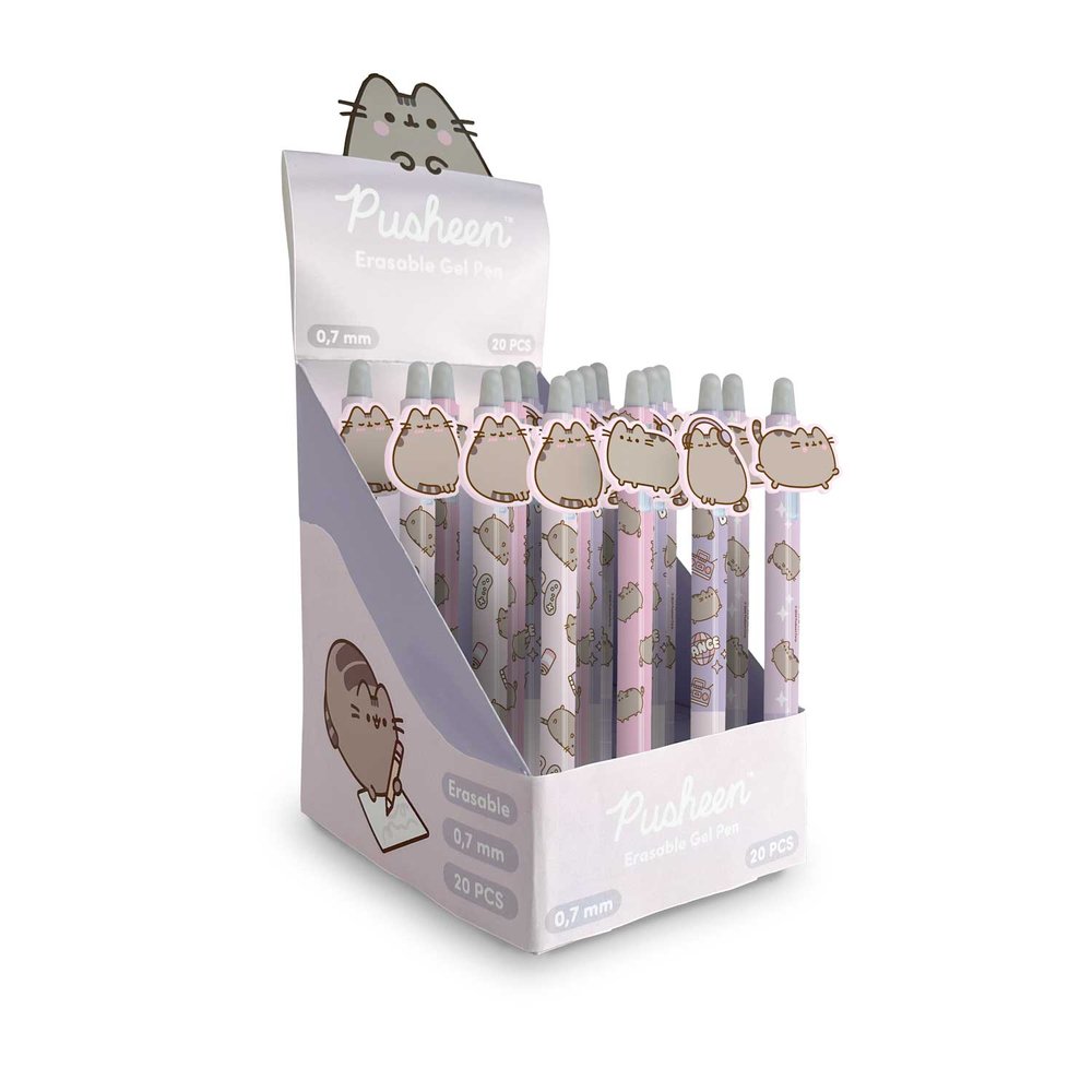 Expositor 20 Bolígrafos de Gel Borrable Pusheen Moments GRUPO ERIK MERCHANDISING Imagen principal del producto
