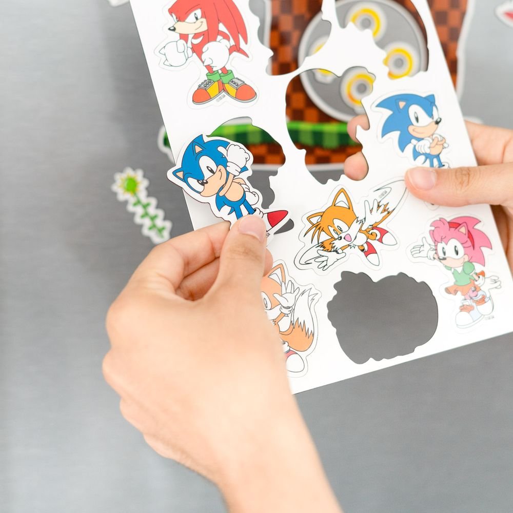 Set de imanes troquelados Sonic - Grupo Erik
