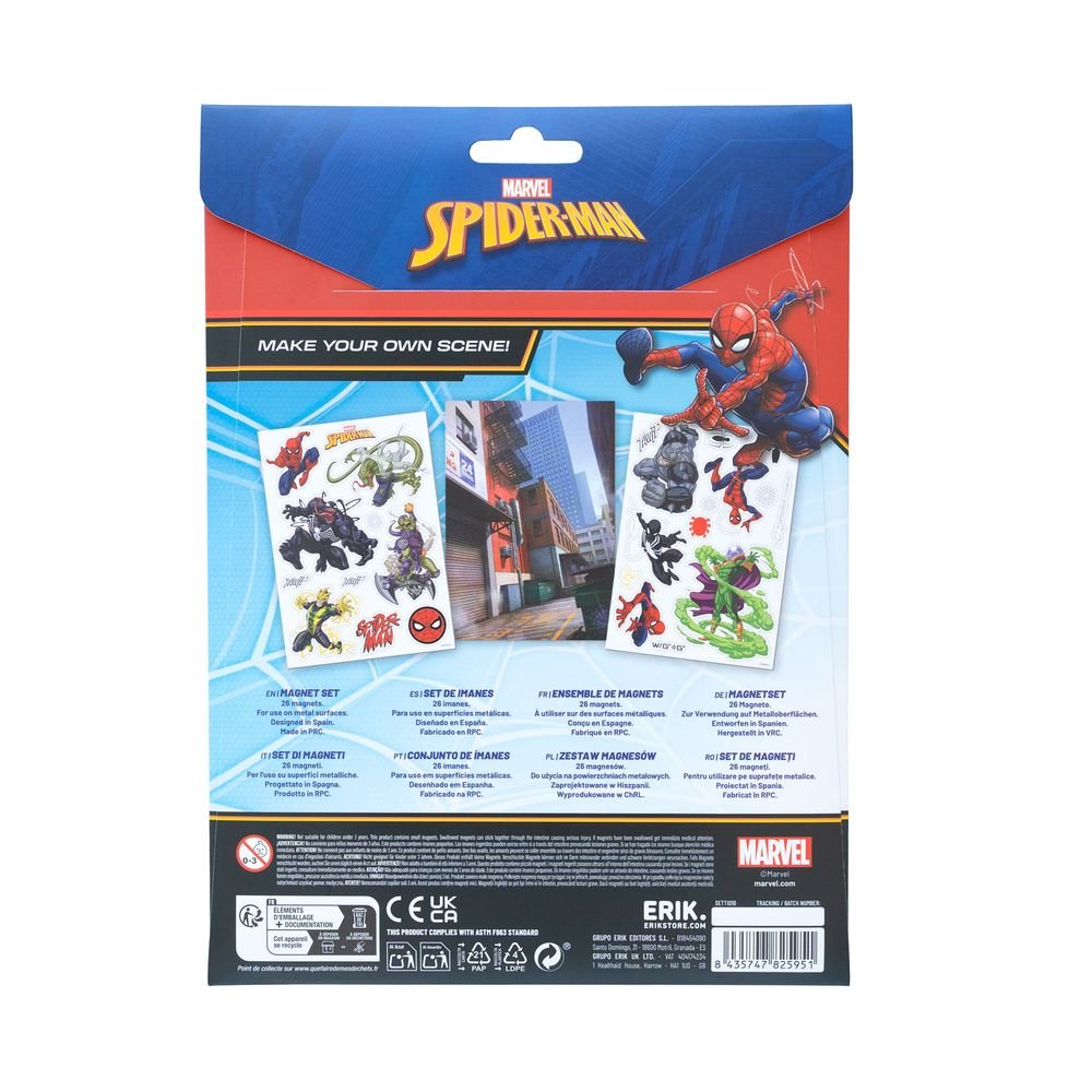 Set de imanes troquelados Marvel Spider-Man