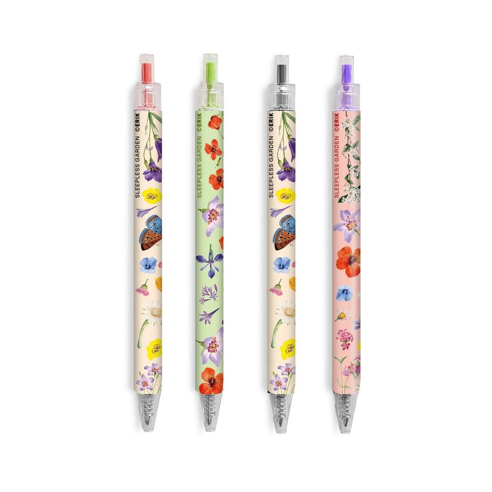 Set de 4 Bolígrafos Sleepless Garden Gruppo Erik Merchandising Imagen principal del producto