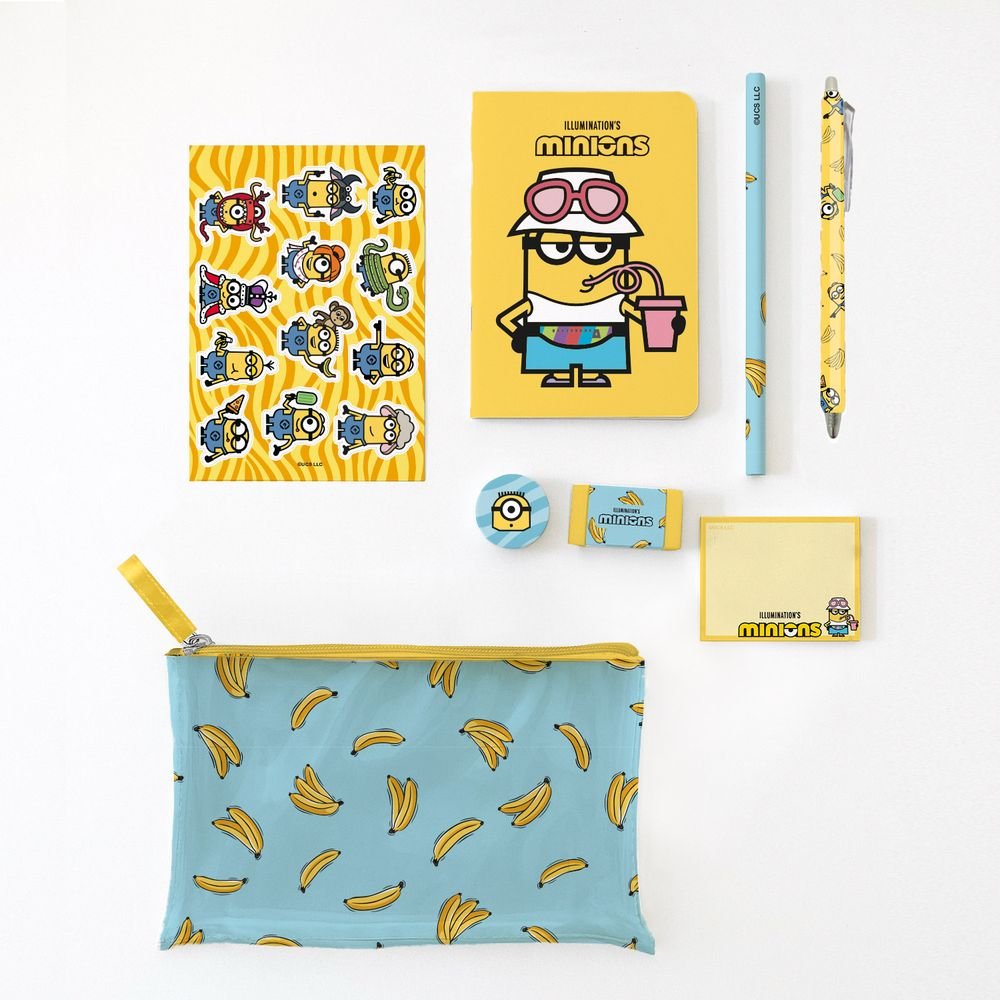 Set Básico Papelería Minions Grupo Erik Merchandising