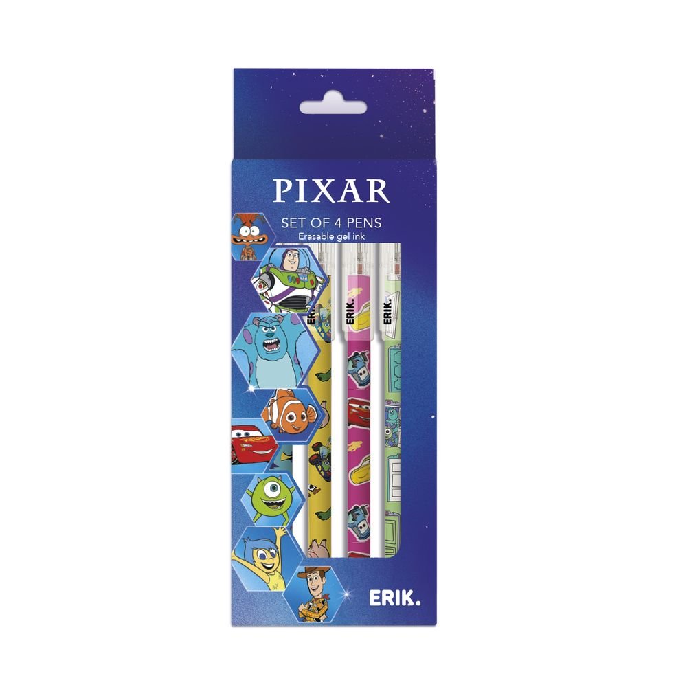 Set de bolígrafos borrables Disney Pixar