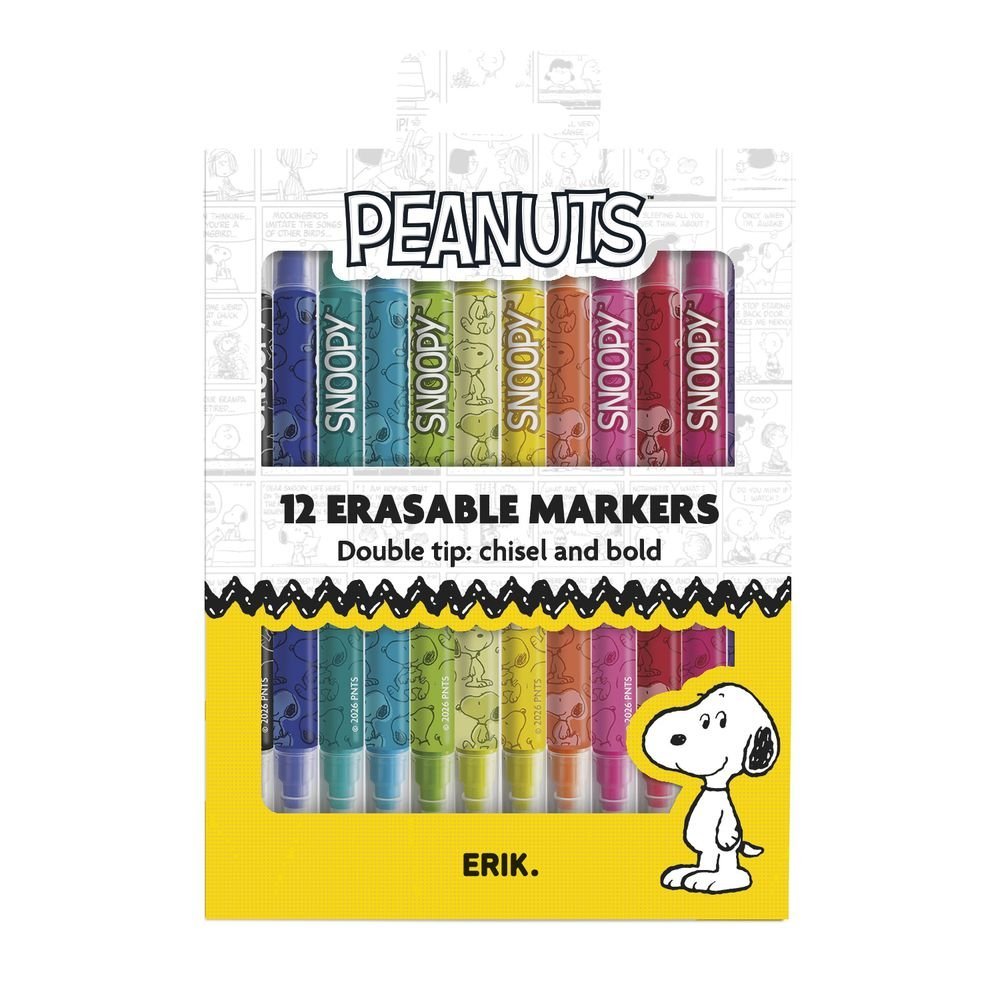 Set 12 rotuladores borrables Snoopy Imagen principal del producto