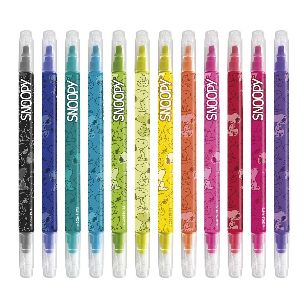Set 12 rotuladores borrables Snoopy Imagen secundaria del producto