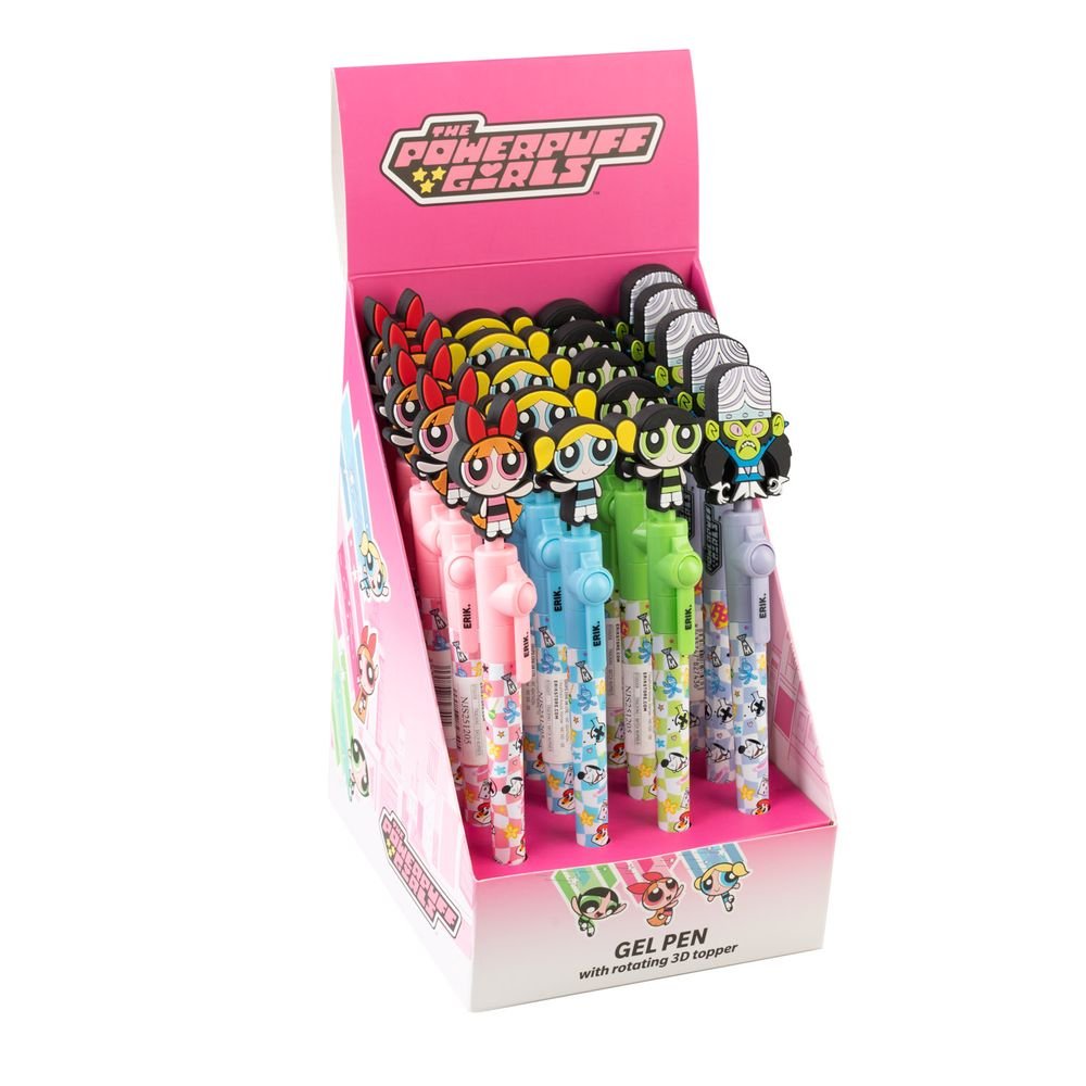 Expositor 20 Bolígrafos Topper Giratorio Las Supernenas Gruppo Erik Merchandising Imagen principal del producto