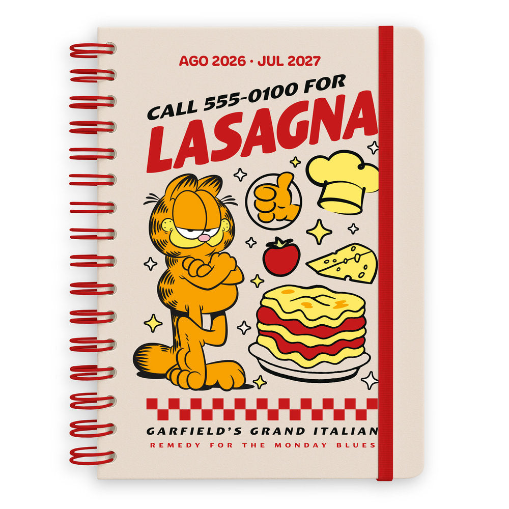 Agenda escolar 26/27 semana vista A5 Garfield Grupo Erik Agendas Imagen principal del producto