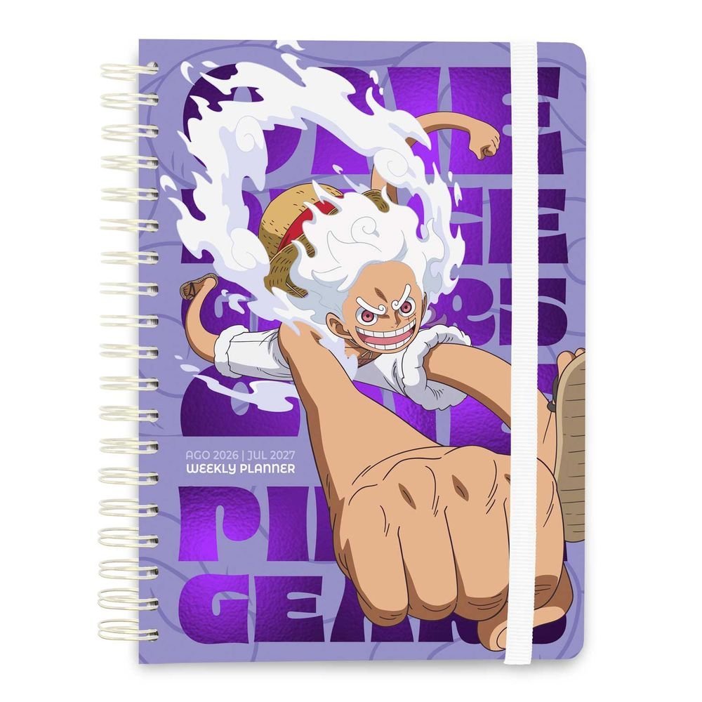 Agenda escolar 26/27 S/v A5 12 meses One Piece Gear 5 Grupo Erik Agendas Imagen principal del producto