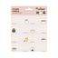 Etiquetas escolares Pusheen Sushi Roll, pack 16 unidades (Pack 10 uds)