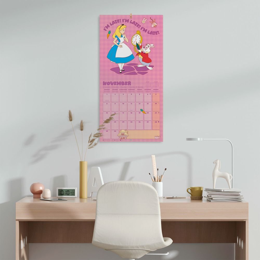 Calendario 2027 30x30 Alicia en el País de las Maravillas