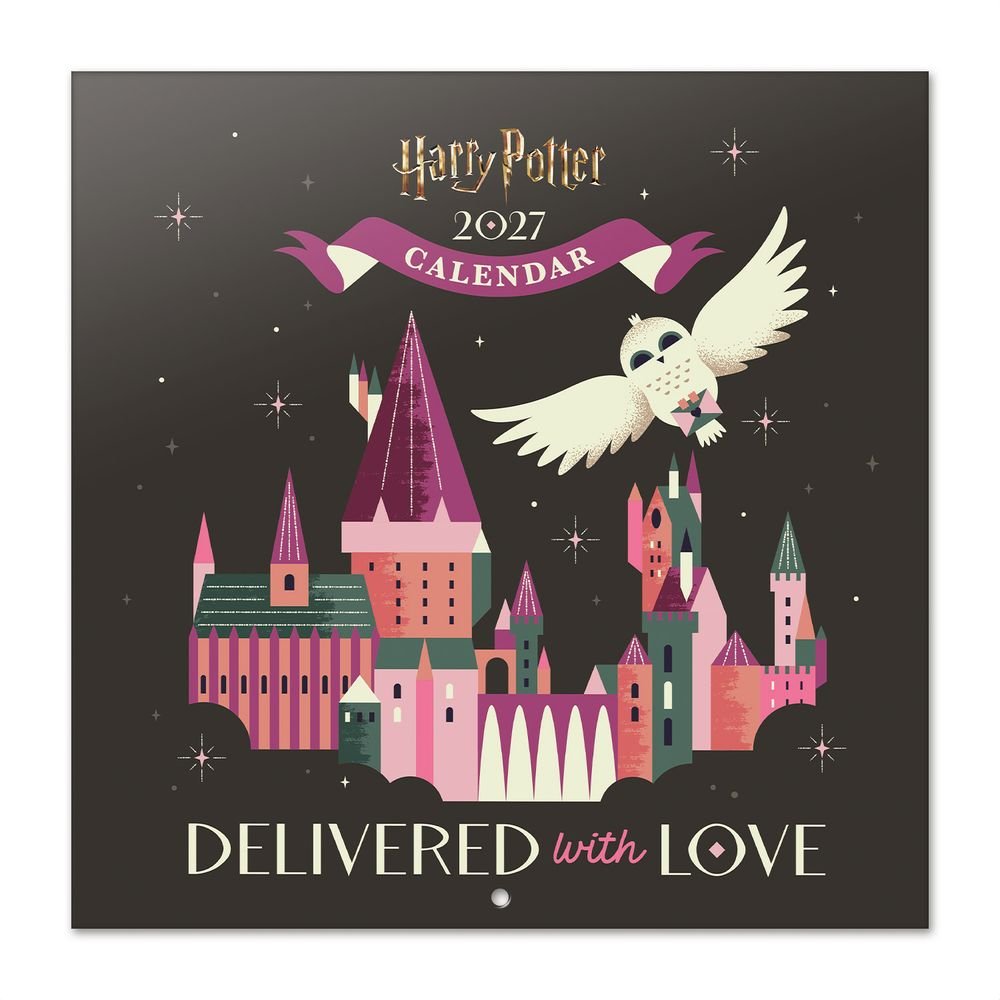 Calendario pared 2027 30x30 Harry Potter