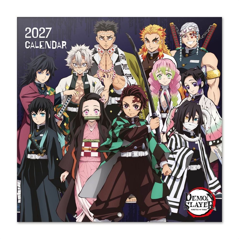 Calendario 2027 30x30 Demon Slayer Swordsmith Village