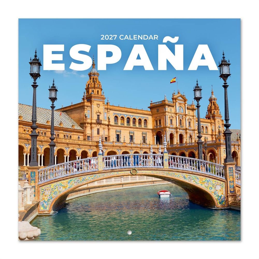 Calendario 2027 pared 30x30 España Grupo Erik