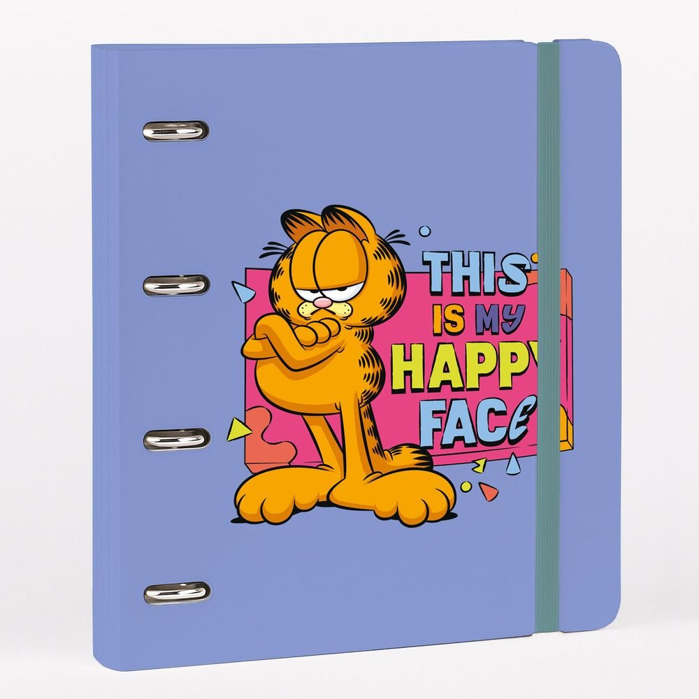 Carpeta 4 anillas polipropileno Garfield
