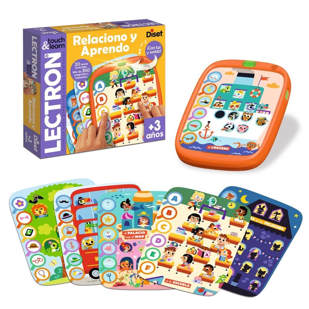 Juego Educativo Lectron Touch & Learn Relaciono y Aprendo DISET