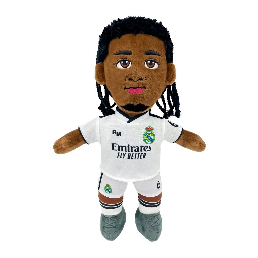 PELUCHE CAMAVINGA REAL MADRID 25 CM | GRUPO MOYA PELUCHES S,L | 1 UNIDAD | 8435776000336 Imagen principal del producto