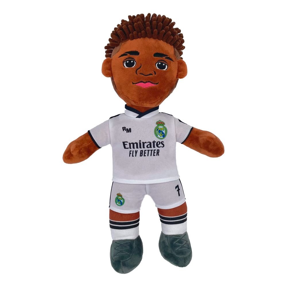 PELUCHE VINICIUS REAL MADRID 25 CM | GRUPO MOYA PELUCHES S,L | 1 UNIDAD | 8435776000350