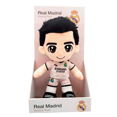 PELUCHE JUGADOR REAL MADRID MUSICAL 32 CM | GRUPO MOYA PELUCHES S,L | 1 UNIDAD | 8435776000374