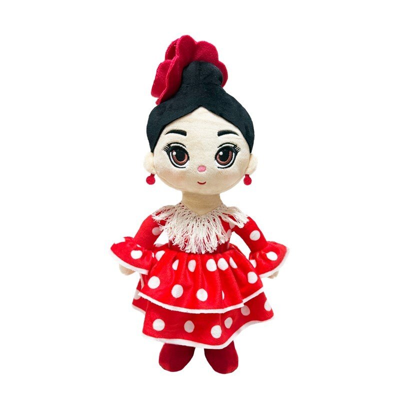 Muñeca Trapo Gitana 24 cm Grupo Moya Peluches Imagen principal del producto