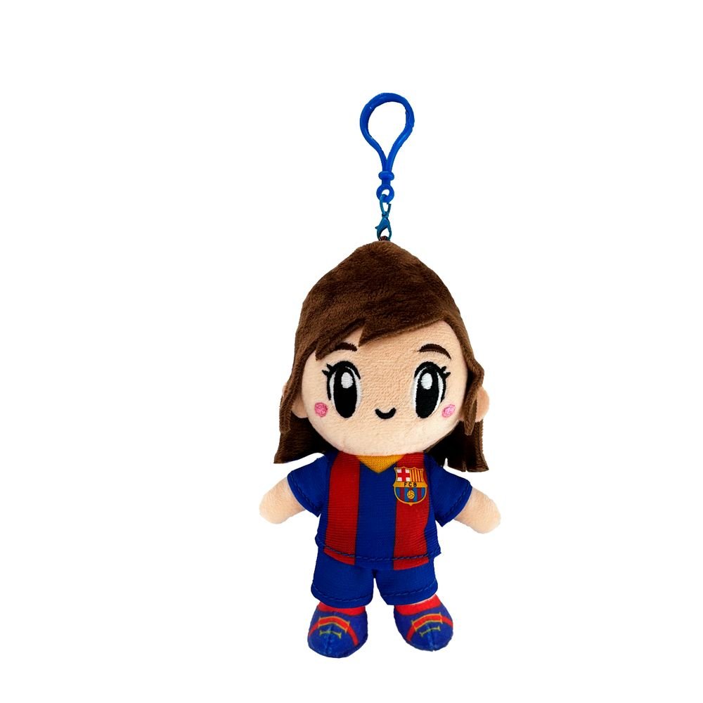 LLAVERO COLGANTE CHICA FUTBOL CLUB BARCELONA 14 CM | GRUPO MOYA PELUCHES S,L | 1 UNIDAD | 8435776002200 Imagen principal del producto