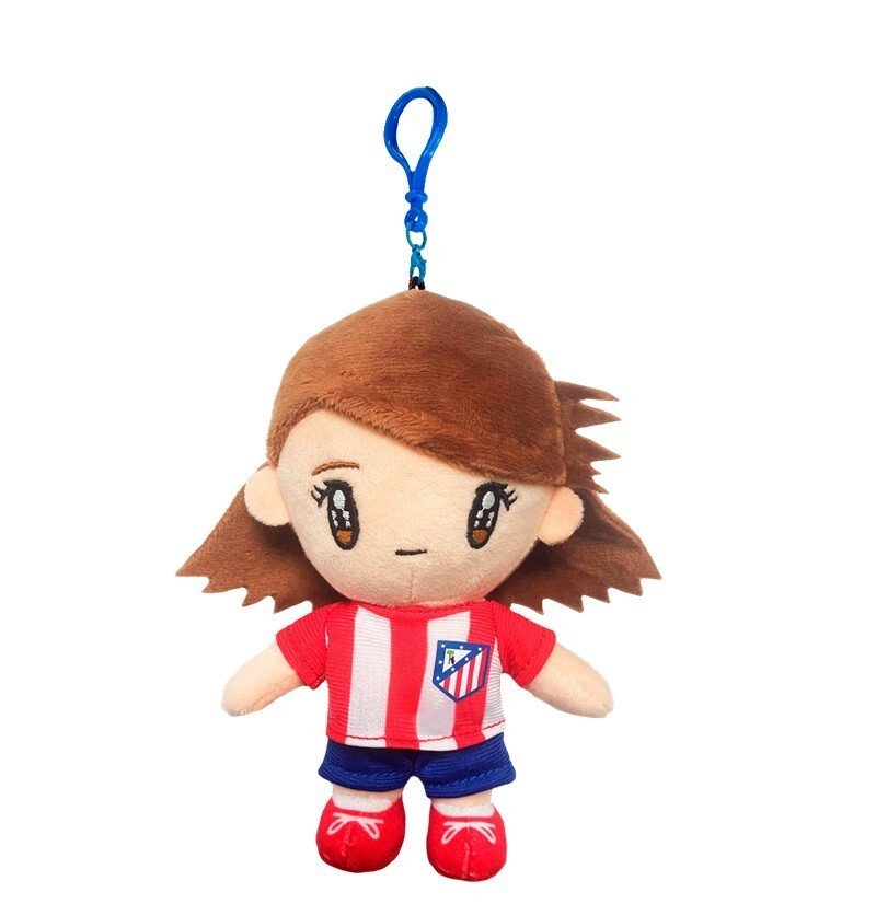LLAVERO COLGANTE CHICA ATLETICO DE MADRID 14 CM | GRUPO MOYA PELUCHES S,L | 1 UNIDAD | 8435776002255 Imagen principal del producto