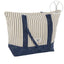 Bolso Cremallera Rayas Azul Marino DCasa