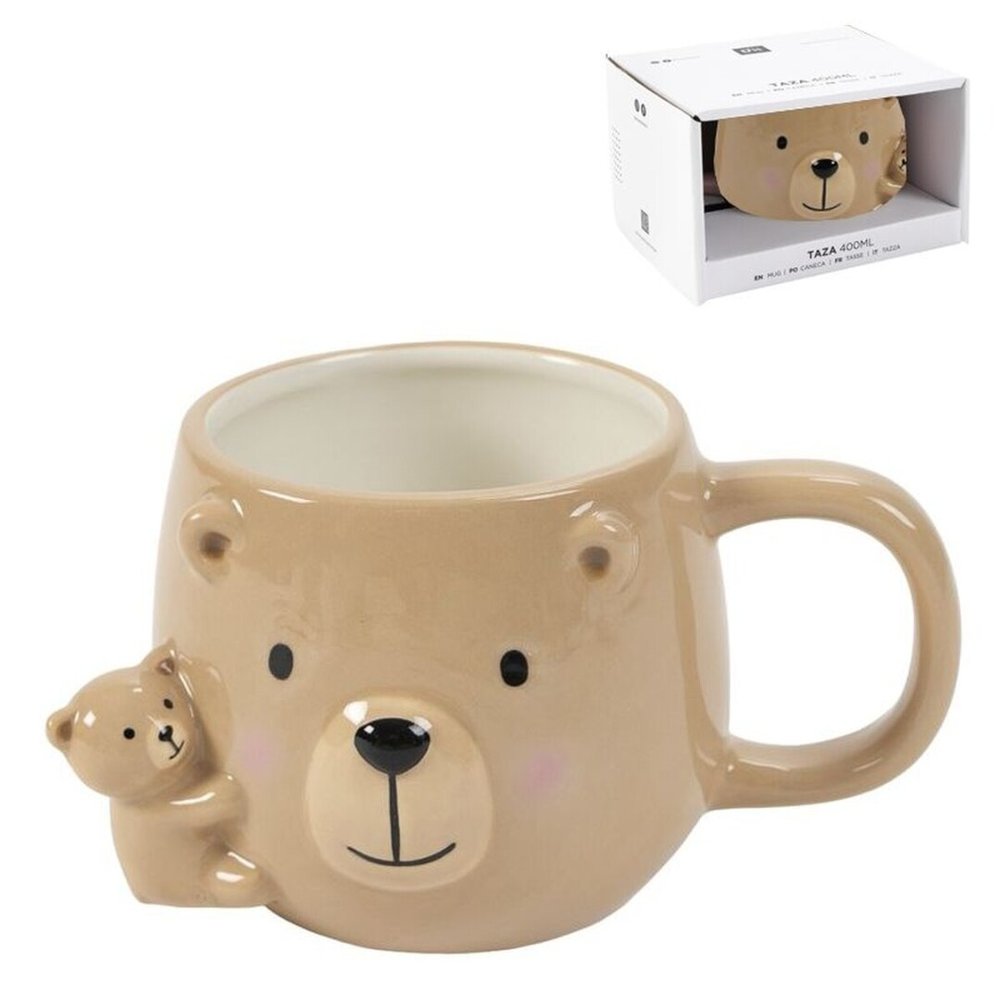 Taza 400ml Figura Oso DCASA Imagen principal del producto