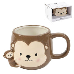 TAZA 400ML FIGURA MONO | DCASA | 1 UNIDAD | 8435794611125