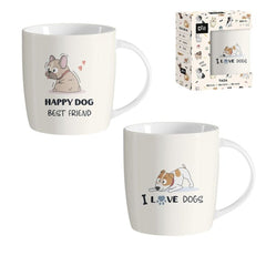 TAZA 350ML MASCOTAS SURTIDAS | DCASA | 1 UNIDAD | 8435794611286