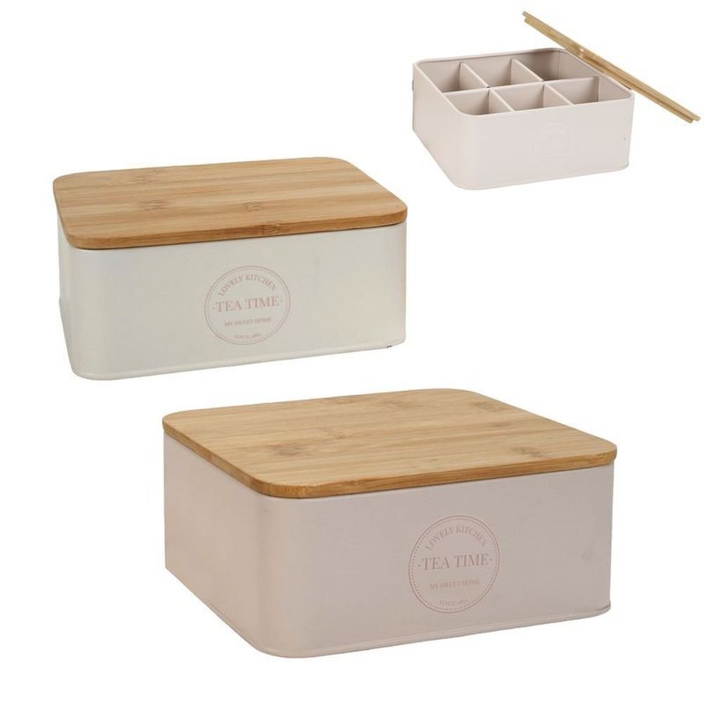 Caja de Té 6 Departamentos Surtidos Marca DCASA