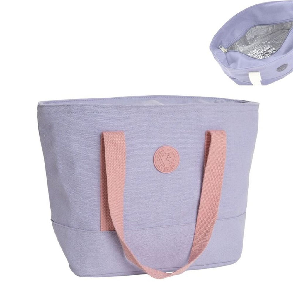 Bolsa isotérmica porta alimentos lila marca Dcasa