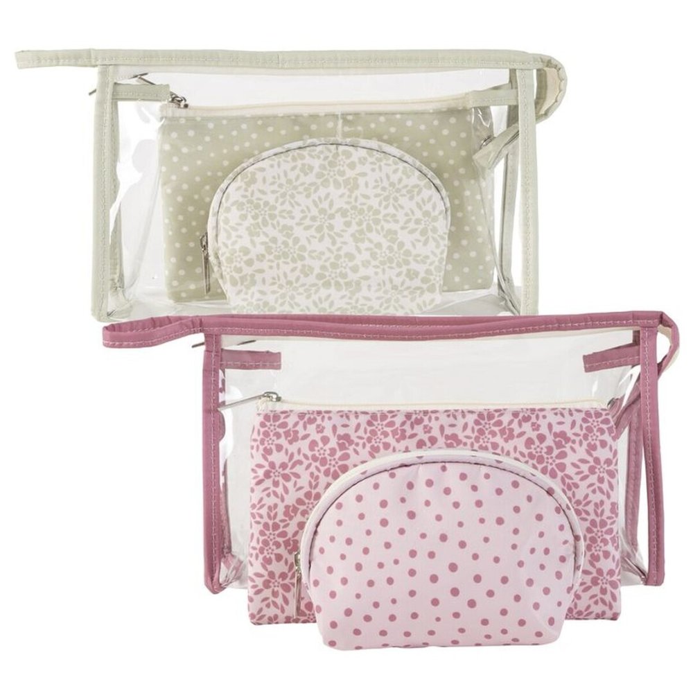 JUEGO DE 3 NECESERES BASICS SURTIDOS | DCASA | 1 UNIDAD | 8435794614607