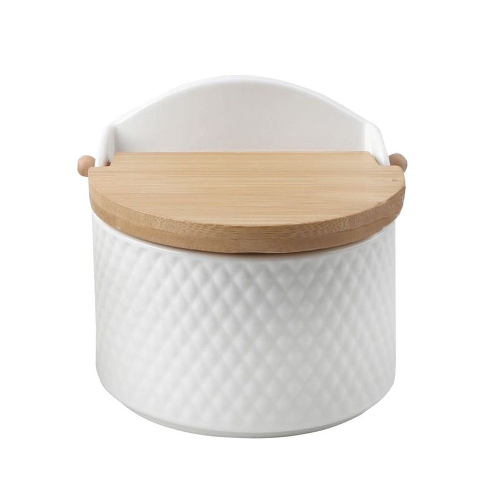 Salero Porcelana Grabada Marca DCASA