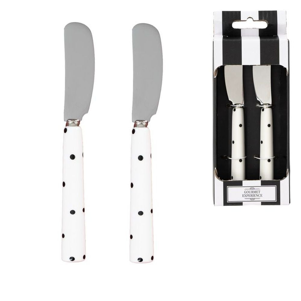 Juego 2 Cuchillos Untadores Excellence Topos Marca DCASA Imagen principal del producto