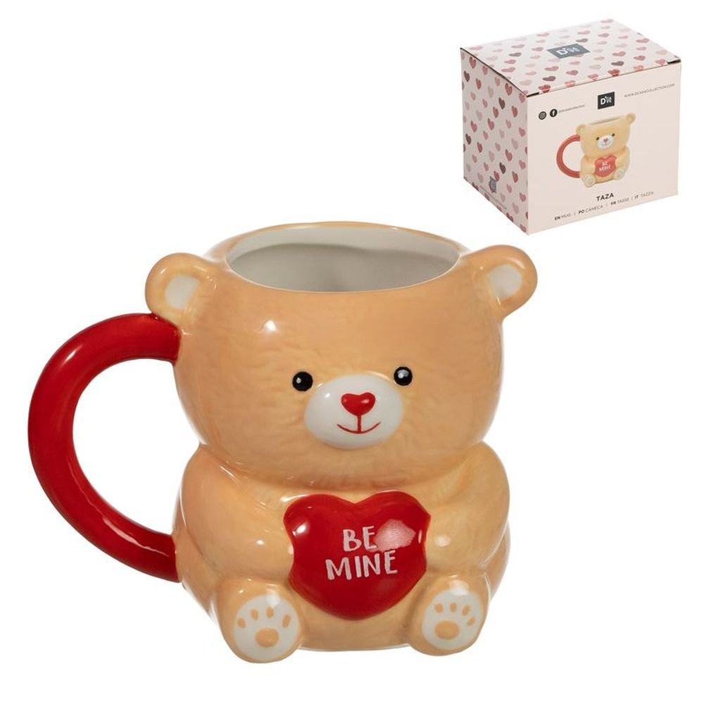 Taza 430ml Forma Oso Amor DCASA