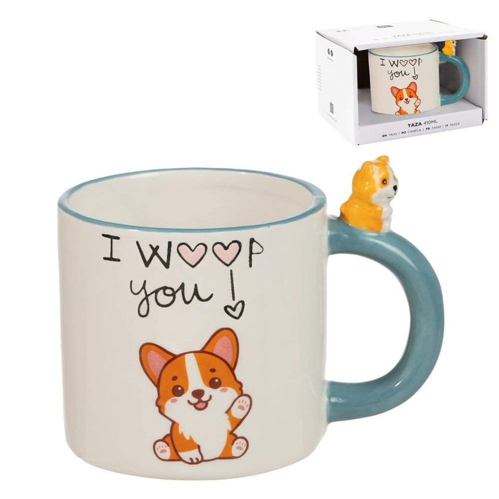 Taza 410 ml Asa Perro DCASA