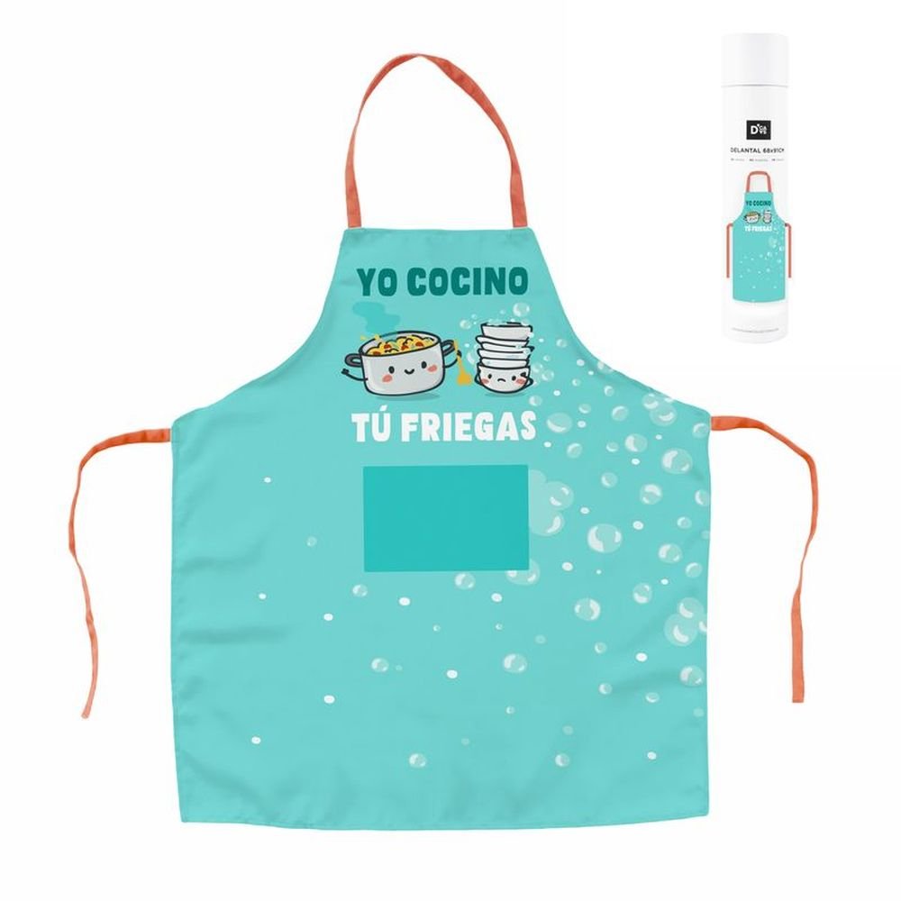 Delantal Tu Friegas Marca DCASA Pack 1