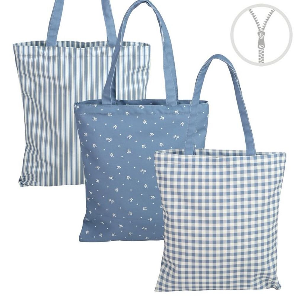 Bolsa con Cremallera Bridget Azul Surtidos DCASA Imagen principal del producto