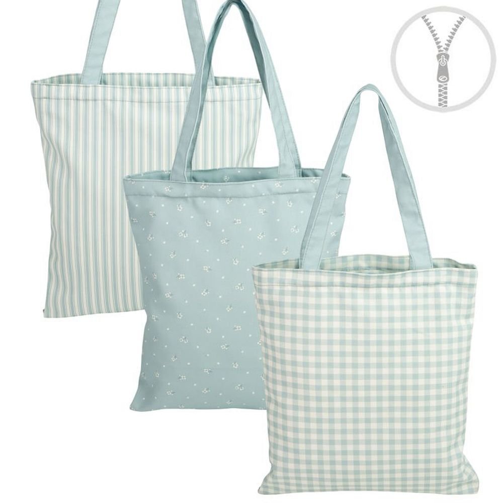 Bolsa con Cremallera Bridget Verde Agua Surtidos Marca DCASA
