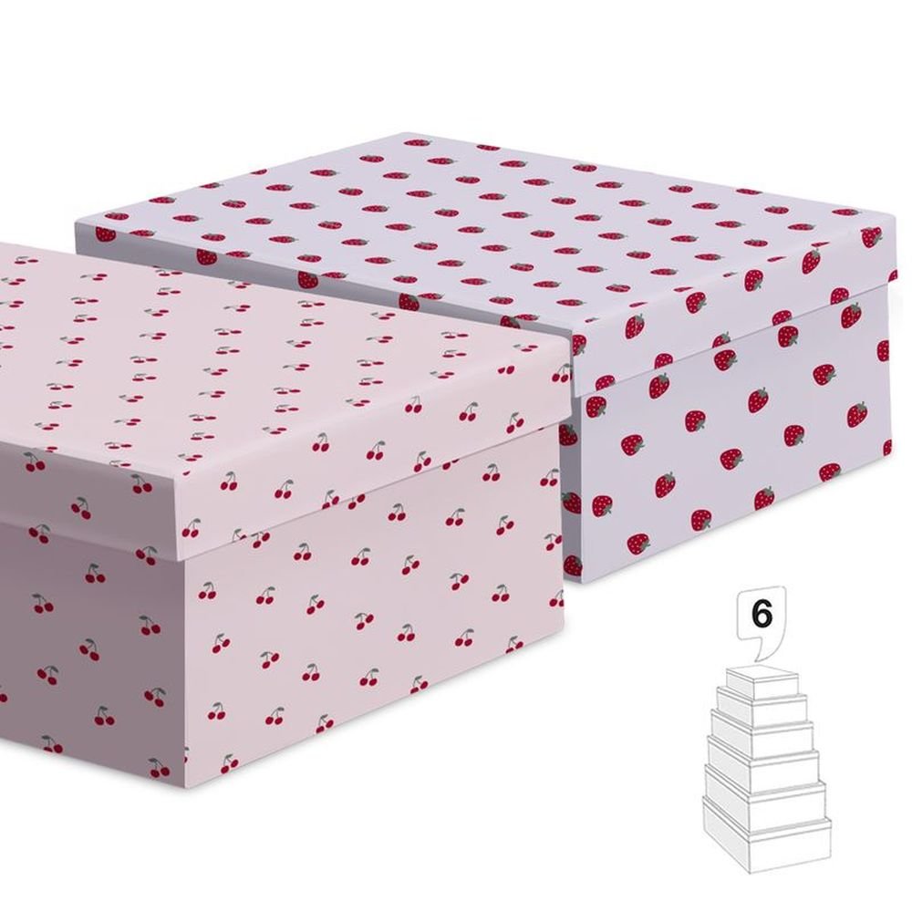 Juego 6 Cajas Coquette Surtidos DCASA