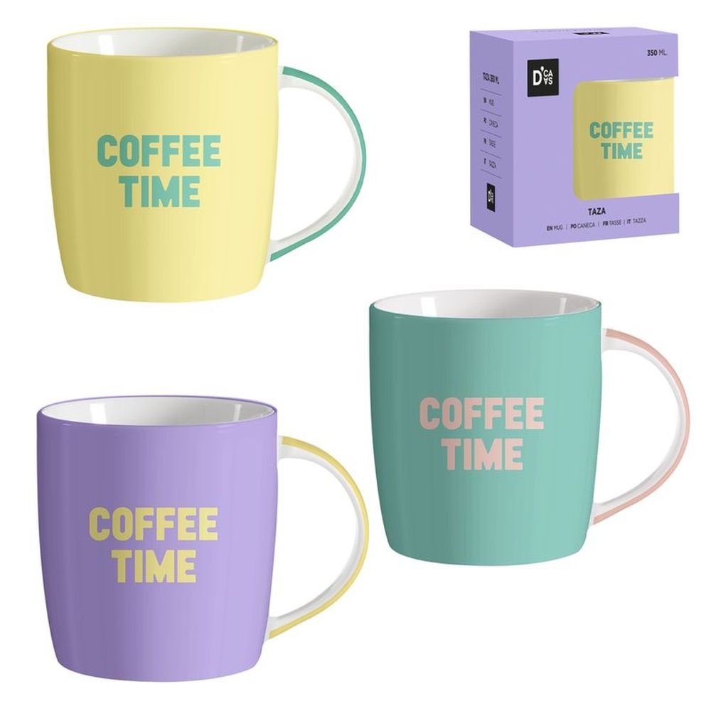 Taza 350ml Color Coffee Time Surtidas Imagen principal del producto