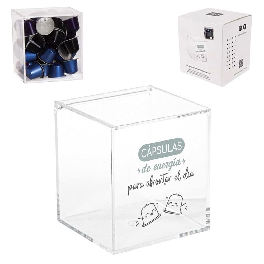 Caja acrílico para 40 cápsulas de café DCASA Imagen principal del producto
