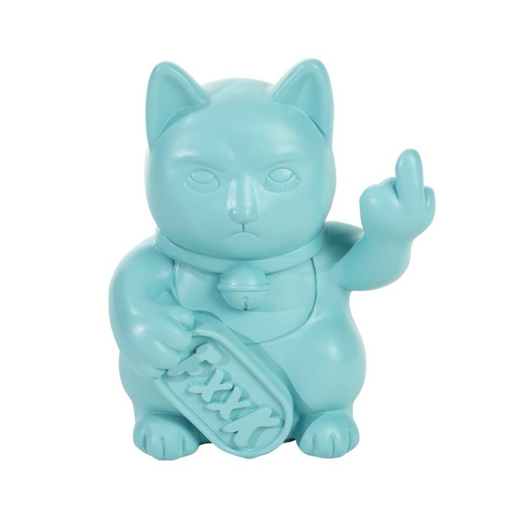 Hucha Gato de la Suerte Azul DCASA