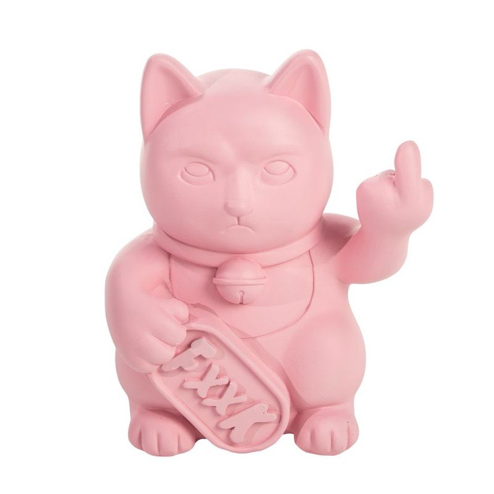 Hucha Gato de la Suerte rosa DCASA